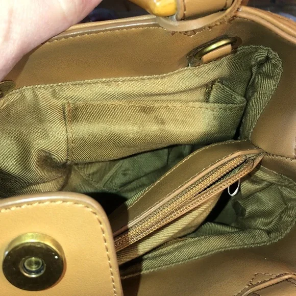 Vintage Fossil Key hand bag. - Picture 7 of 8